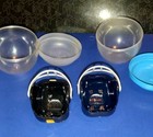 Vintage Chicago Bears & Pittsburgh Stealer Mini Gumball Machine Football Helmets — photo 6