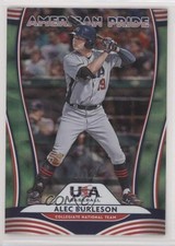 2020 Panini Donruss American Pride Green 7/25 Alec Burleson Joey Gallo 0a7x