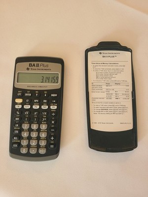 Texas Instruments Ba II Plus Business Calculator