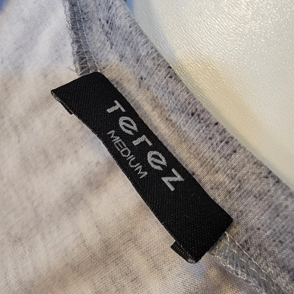 Camiseta sin mangas Terez Pelotón logotipo ciclismo arco iris talla M camiseta gris Foto 3 de 4