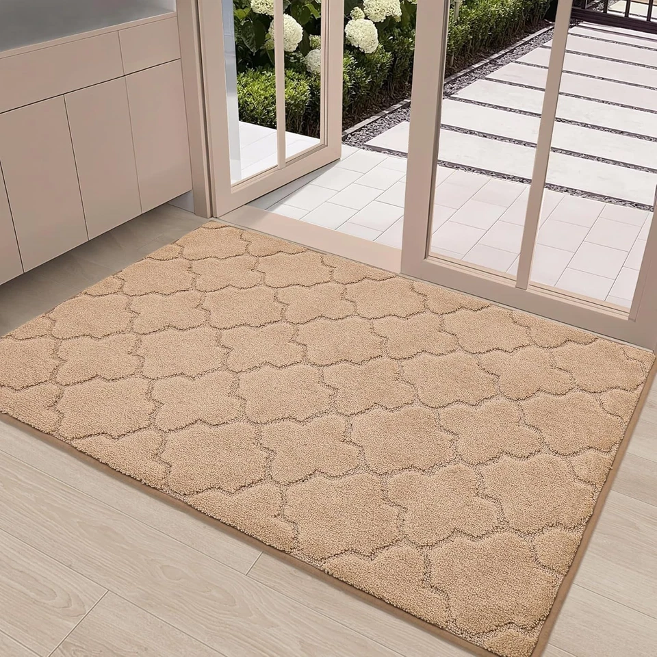 Non-Slip Entryway Mat for Pet Washable Dirt Trapping Door Rug Indoor/Outdoor Use - Image 3 of 4