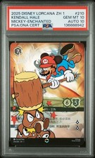 DISNEY LORCANA ZH 1-IL PRIMO CAPITOLO #210 TOPOLINO FIRMATO KENDALL HALE