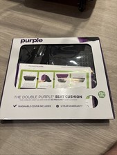 Purple Double Seat Cushion Pressure Reducing Advanced Hex Grid Design 18x16 New