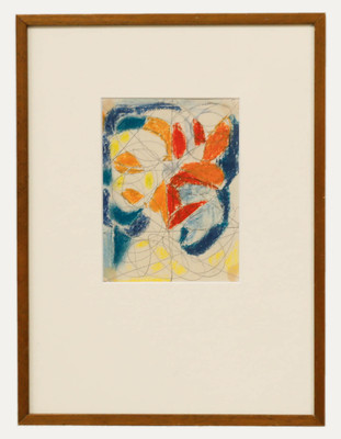 August Ludwig Schmitt (1882-1936) - Frühes 20. Jahrhundert Ölpastellkreide, S...