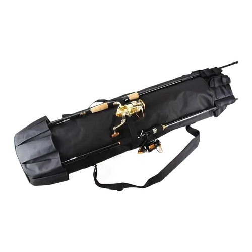 Fishing Rod and Reel Storage Bag with Adjustable Shoulder Strap For Travel - Picture 4 of 10