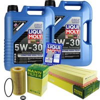 Inspektionspaket 10L Liqui Moly Longtime 5W-30 FüR Mercedes M-Klasse W163 ML