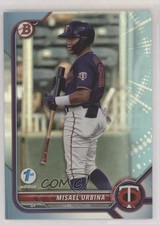 2022 Bowman 1st Edition Sky Blue Foil Misael Urbina #BPPF-86 0s9t