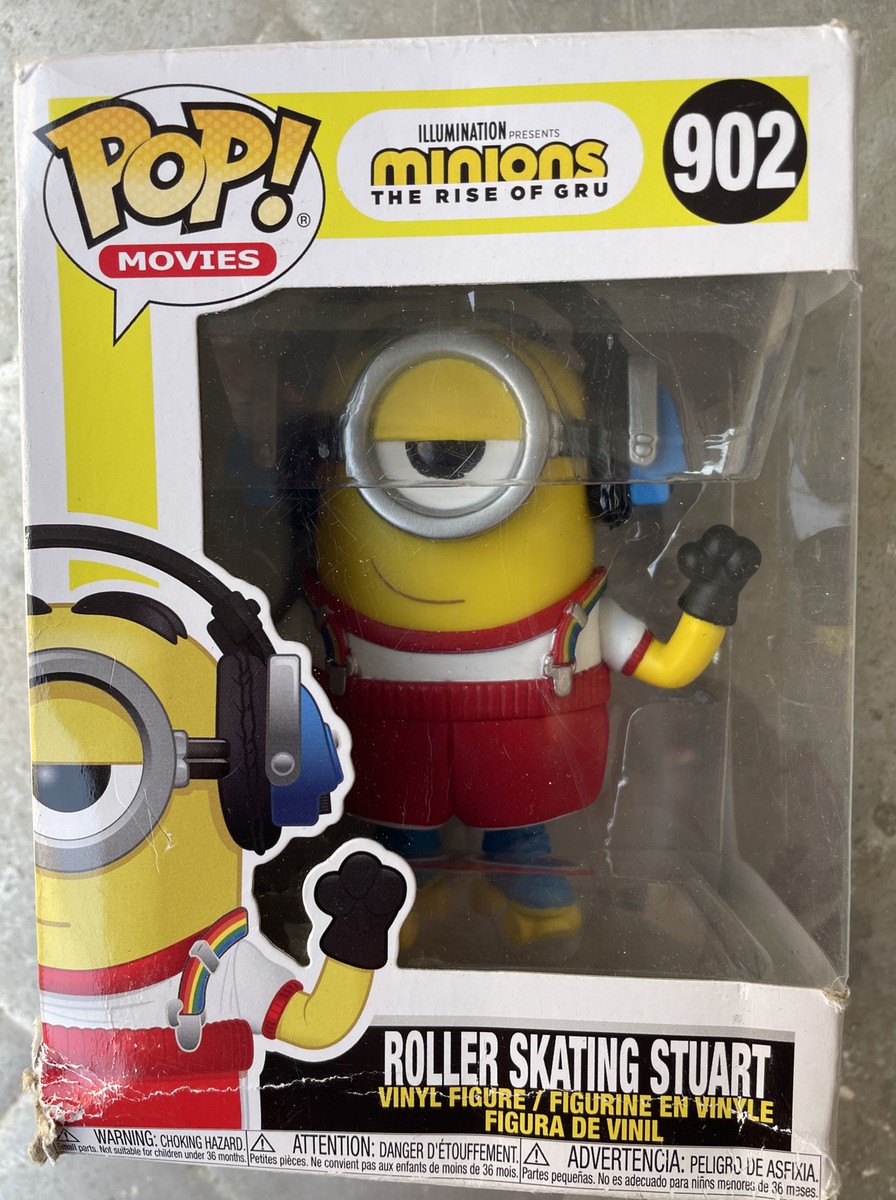 Funko Pop Movies: Minions the Rise of Gru - Roller Skating Stuart