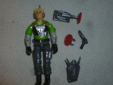VINTAGE GI JOE PSYCHE-OUT FIGURE 1987 HASBRO ARAH V1 BACKPACK BOX GUN RADAR DISH