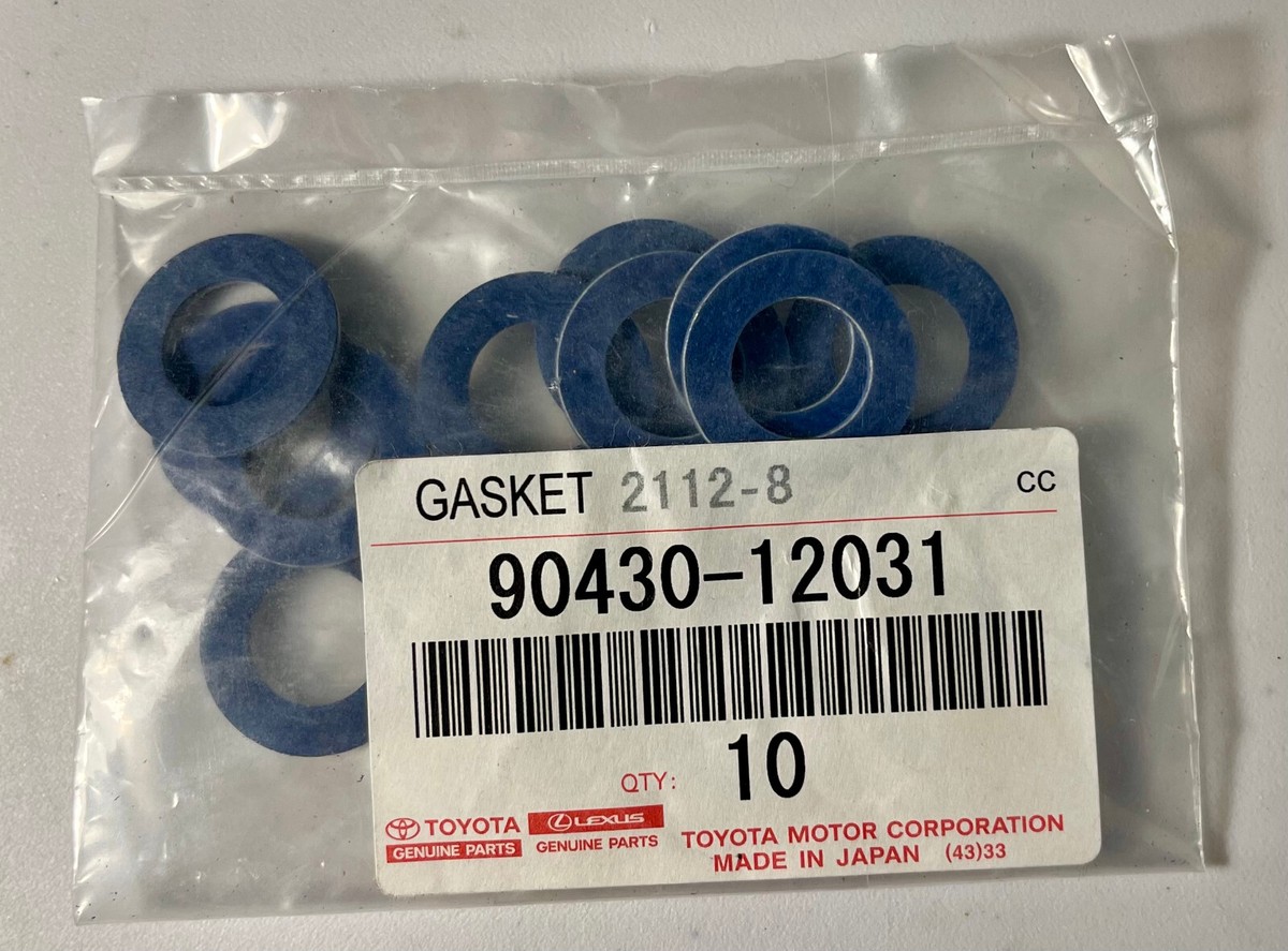 90430-12031 OEM TOYOTA Genuine Aluminum Drain Plug Washer Engine