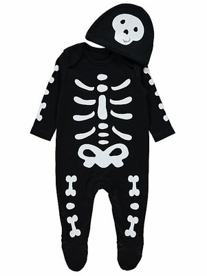 asda skeleton onesie