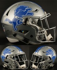 DETROIT LIONS NFL Riddell SPEEDFLEX Authentic Gameday Football Helmet