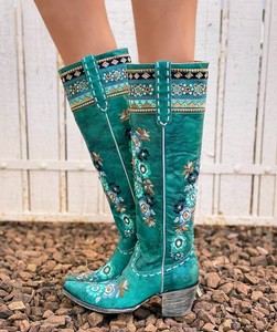 old gringo women's boots turquoise