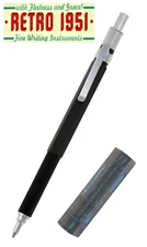Retro 51 / Hex-o-matic Series Black Ballpoint Pen #HEX-601BP