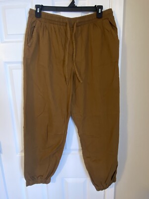 L (36-38) No Boundaries Men's Slim Fit Stretch Pants Elastic waist and Legs