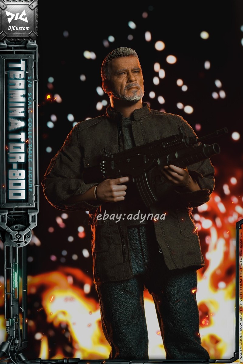 DJ-CUSTOM Terminator T800 1/6 Male Action Figure Model Collection