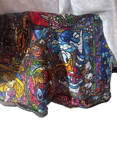 Wild Rich Kids Romper trwirl Dress girls size 11/12 Disney stained glass Ariel - Picture 3 of 3