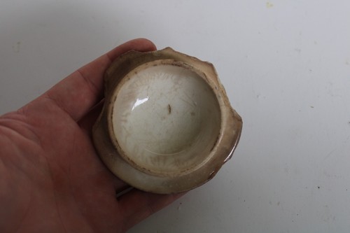 Antique Staffordshire Rainbow Spatterware Covered Sugar (Damage) - Picture 20 of 24