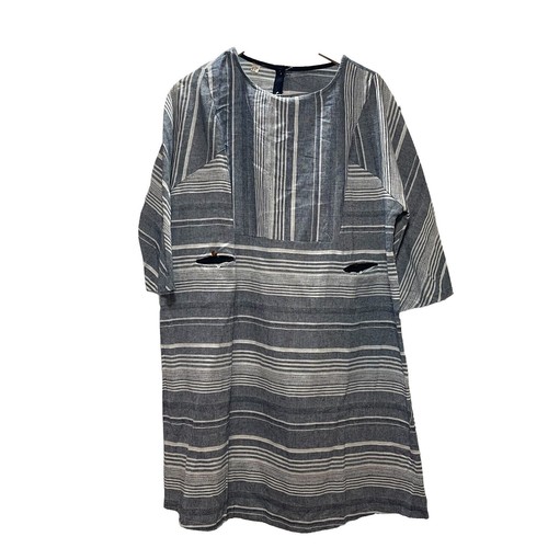 RHODE Karima Geometric Linen Midi Dress Size 6 | eBay