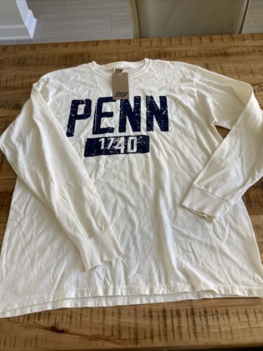 University of Pennsylvania Men's Large Long Sleeve COTTON Shirt NWT