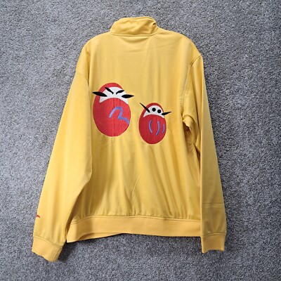 Vintage Rare Custom Made Evisu Men's Track Jacket Yellow X-Large