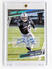2020 Panini Prestige Xtra Points Platinum Autograph #144 Josh Jacobs /10 Raiders
