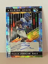 Jerrion Ealy, 2022 Leaf, Rising Stock, 1/7, SSP, Card RS-JE1, Free Shipping!