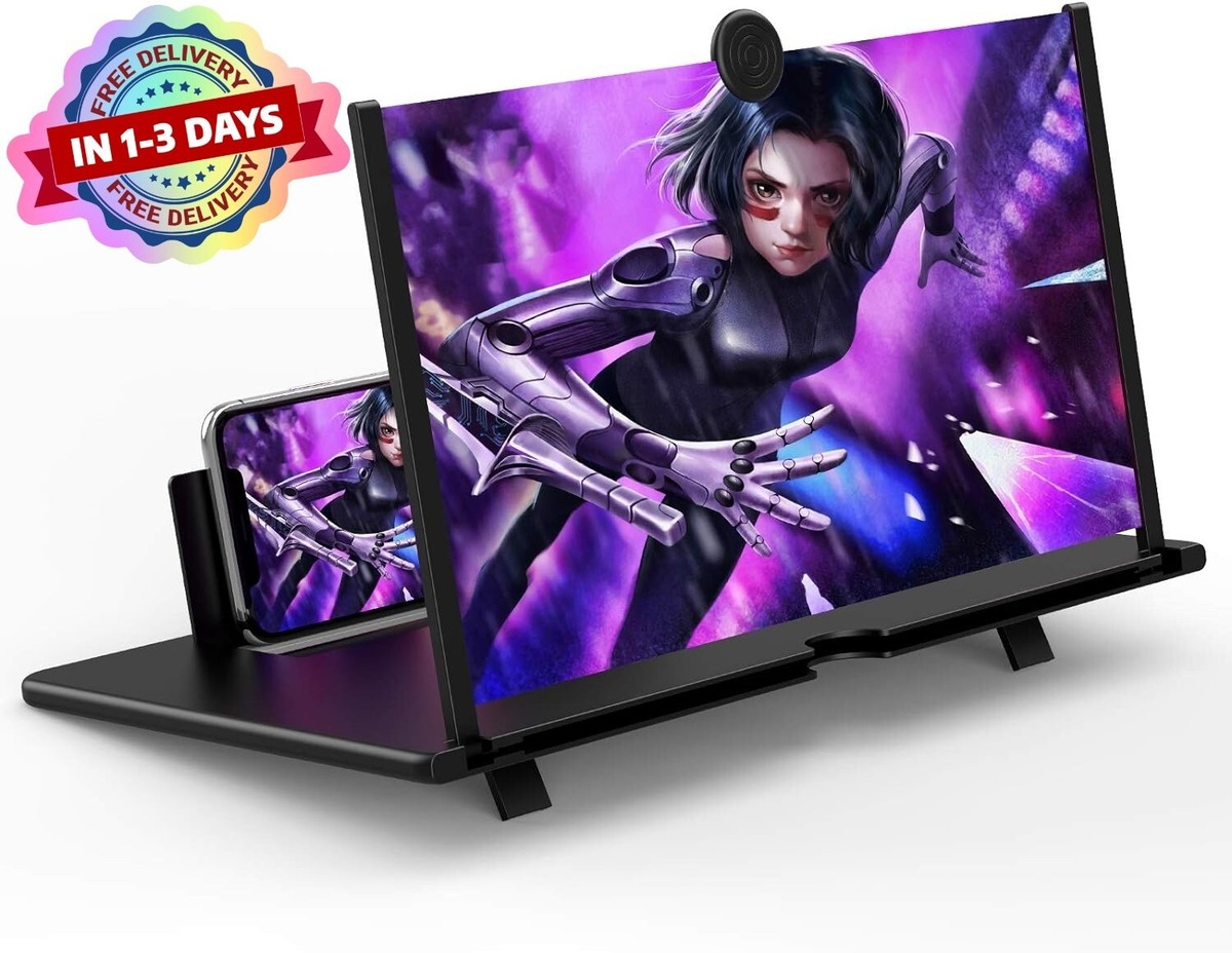 Lupa de Pantalla de 14 Para Telefono Celular Proyector Ampliador de  Pantalla NEW