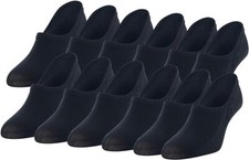 Peds Womens Countoured High Cut No Show Socks 12-Pair s