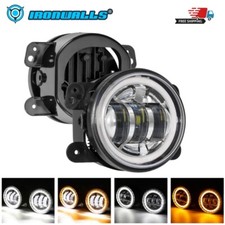 For Jeep Wrangler Jk 07-17 Pair 4 Inch Round Led Fog Lights Drl Driving Lamp For Jeep Wrangler Jk 07-17 Pair 4 Inch Round Led Fog Lights Drl Driving Lamp