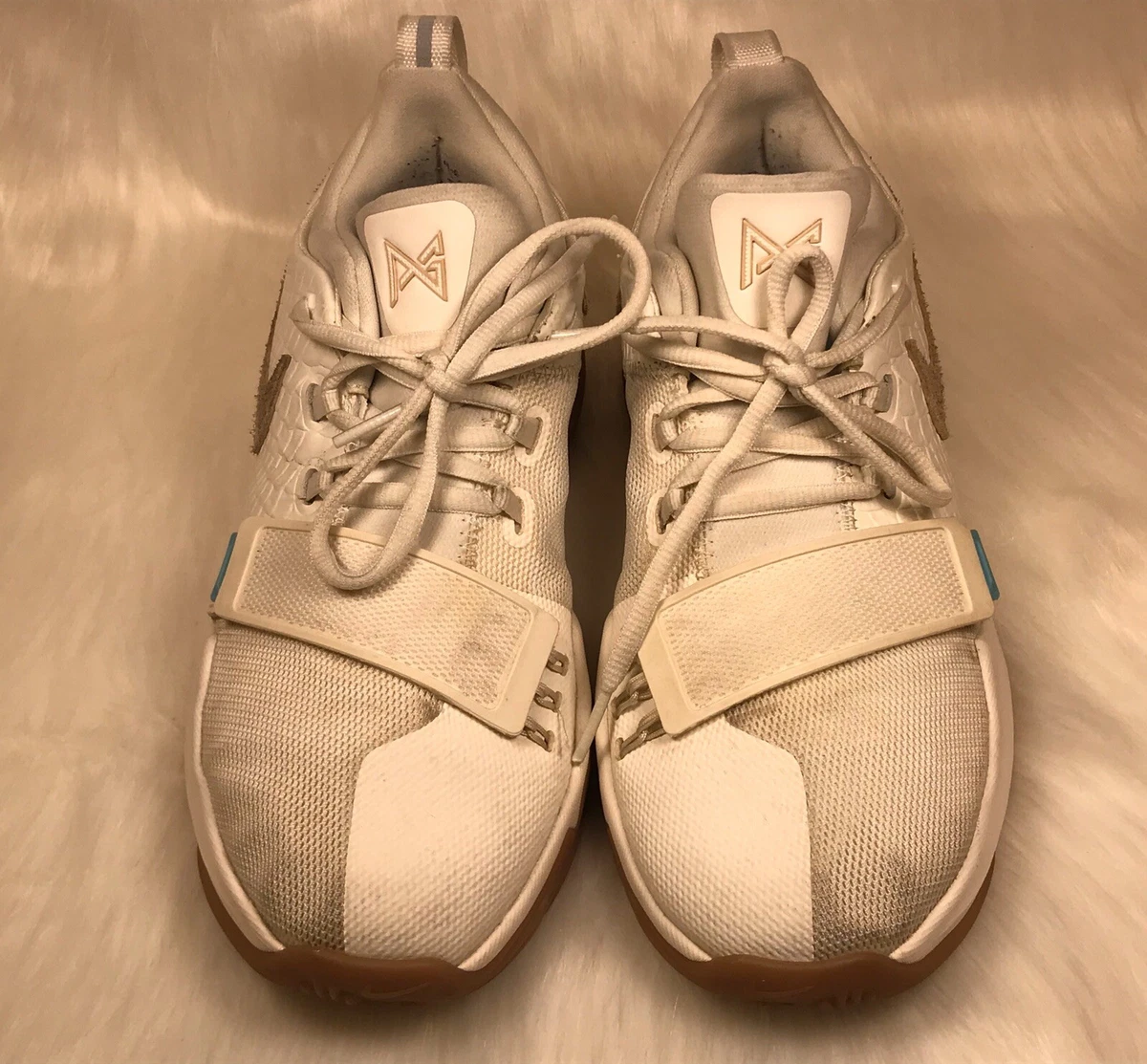 Nike PG 1 Summer Pack Paul George Ivory Oatmeal Gum Brown 880304 110 US 6Y