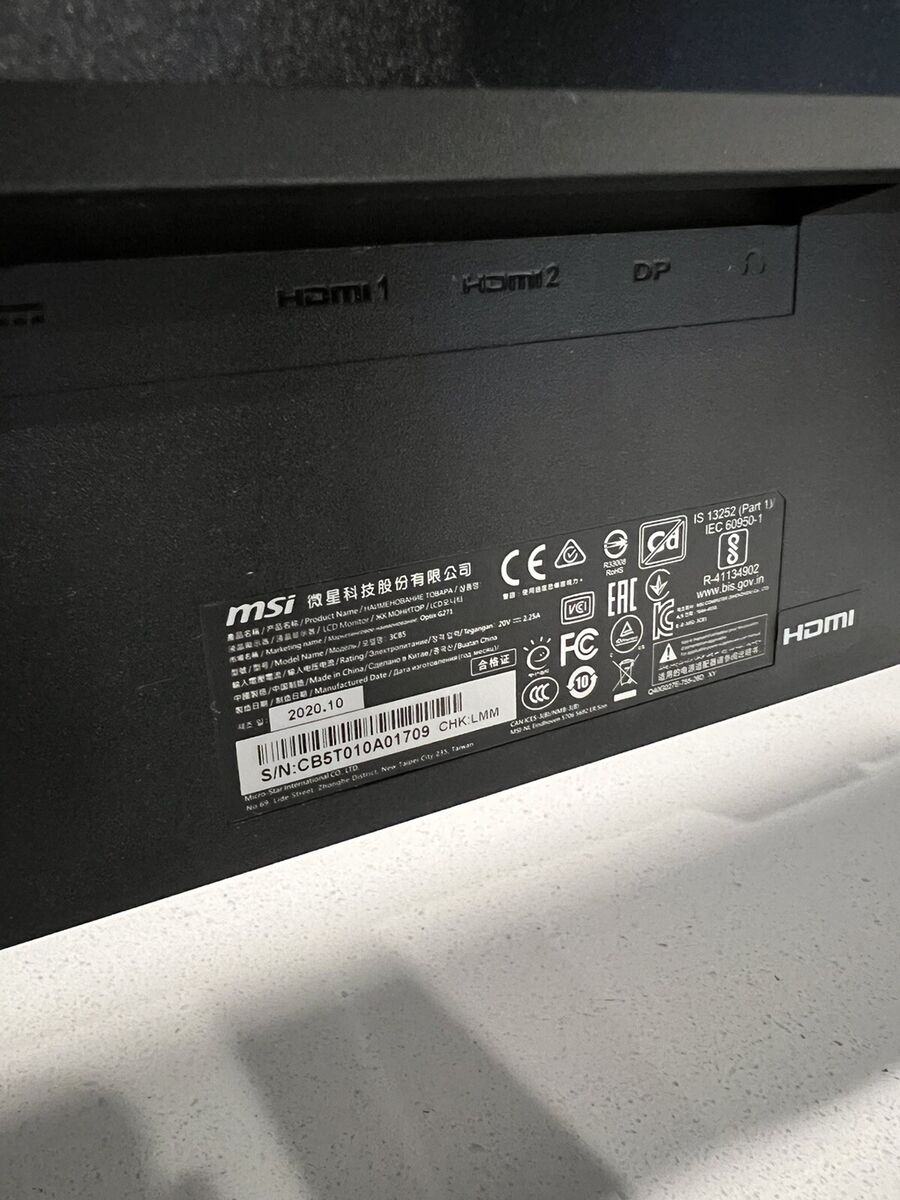 MSI - Optix G271 27 MSI - Optix G271 27