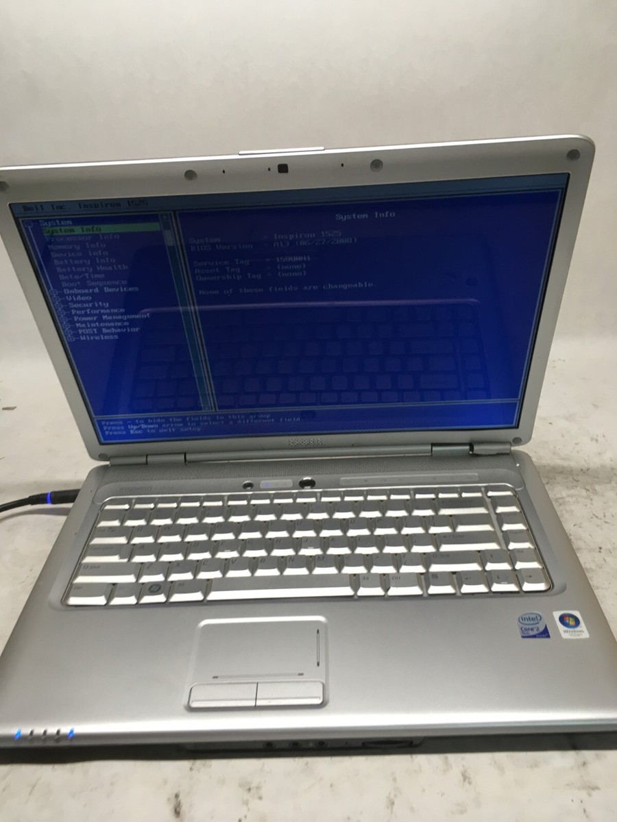 DELL Inspiron 1525 ノートPC Dell Inspiron 1525 Intel Core2Duo 3GB RAM 15.4