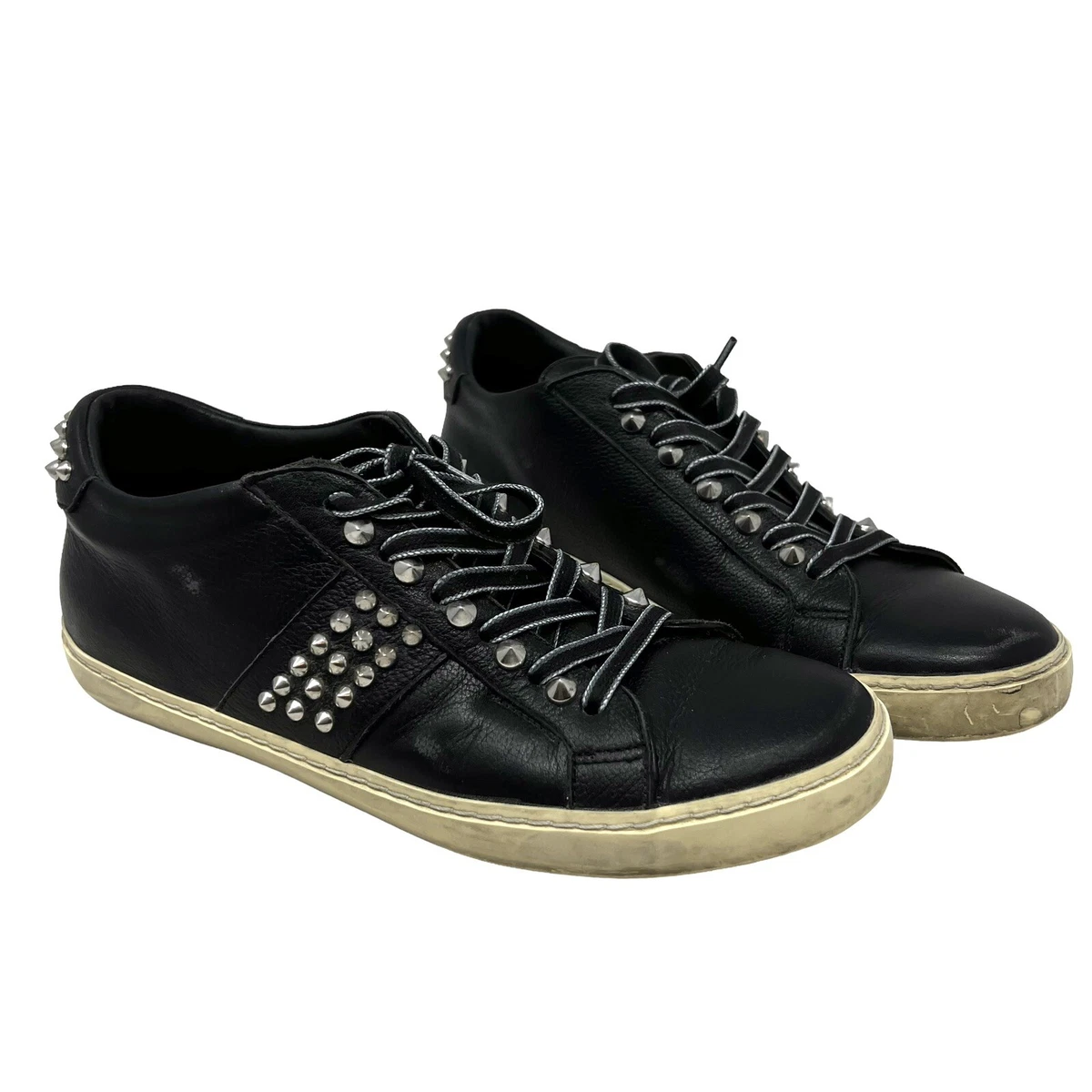 Leather sneakers Leather Crown - 39, buy pre-owned at 150 EUR