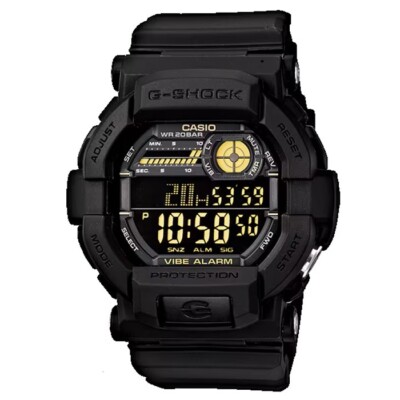 Casio G-SHOCK Herrenuhr GD-350-1B | Vibrationsalarm, 200M Wasserdichtigkeit, Su
