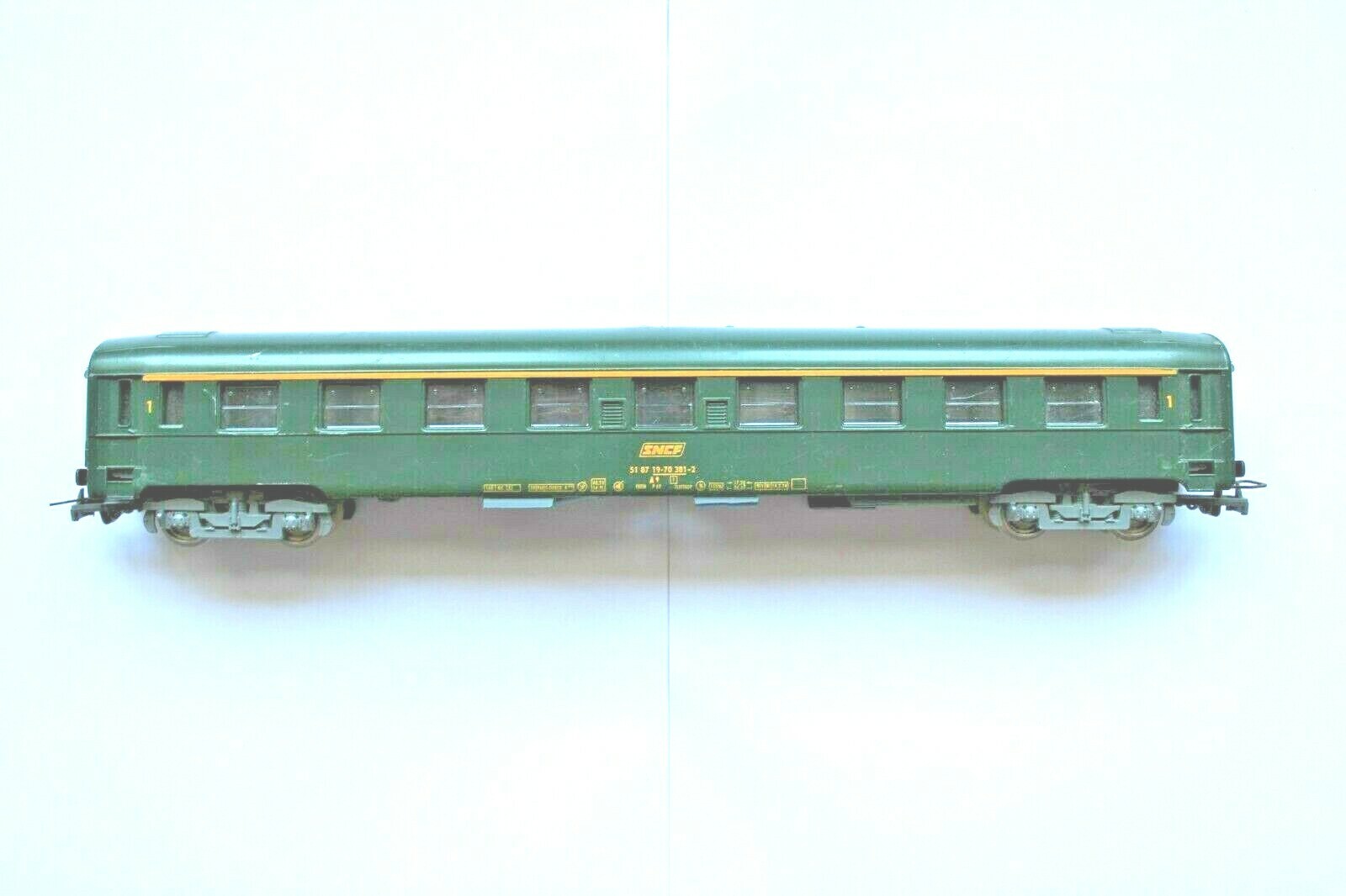 JOUEF HO 452 VOITURE VOYAGEUR FORESTIER 1e Cl. DEV AO WAGON COMPARTIMENT AMENAGÉ | Laur'Art