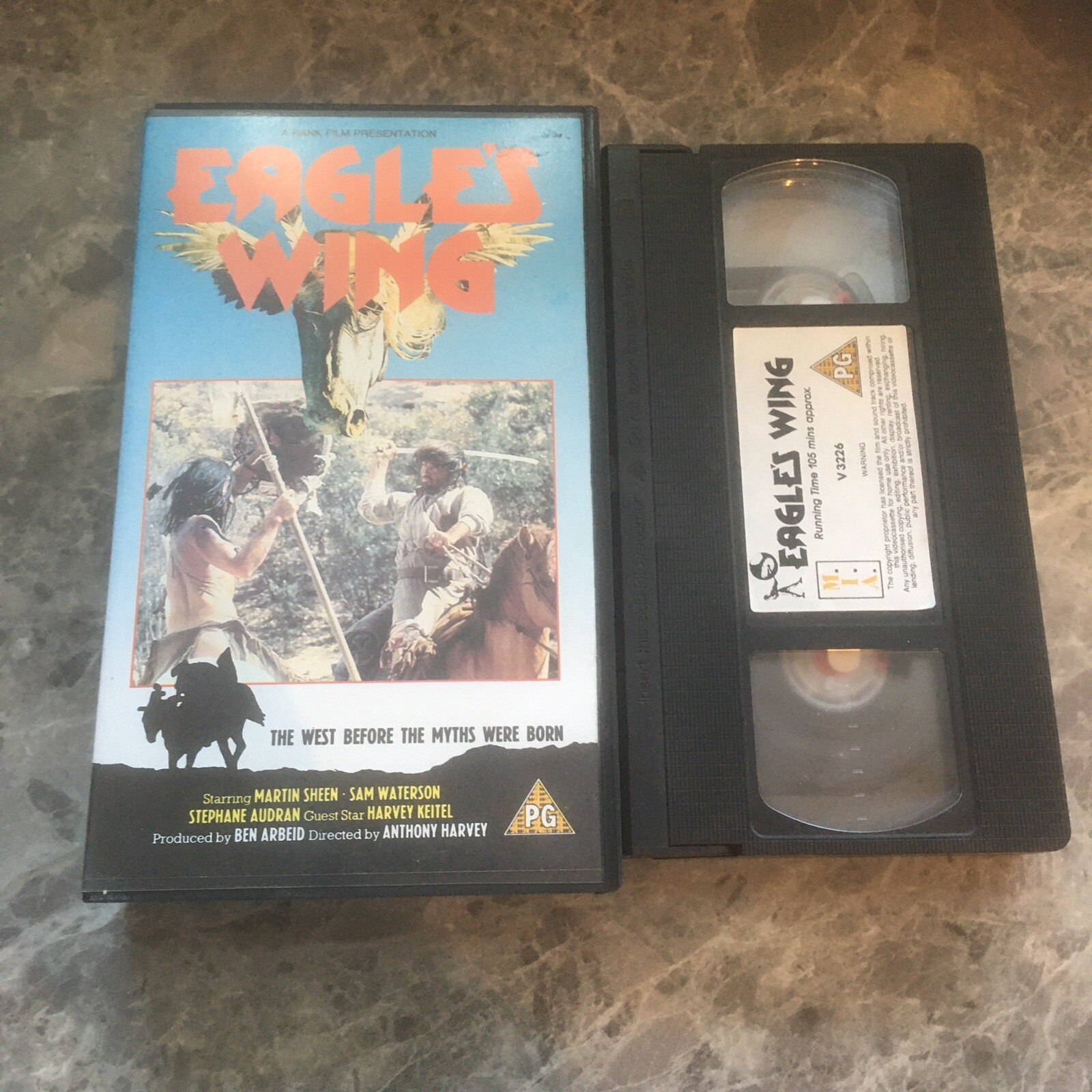 Eagle's Wing VHS 1978 Western with Martin Sheen and Harvey Keitel
