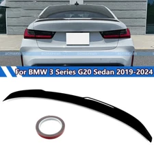 M3 Style Rear Trunk Spoiler Wing For BMW 3 Series G20 G80 M3 2019-23 Gloss Black