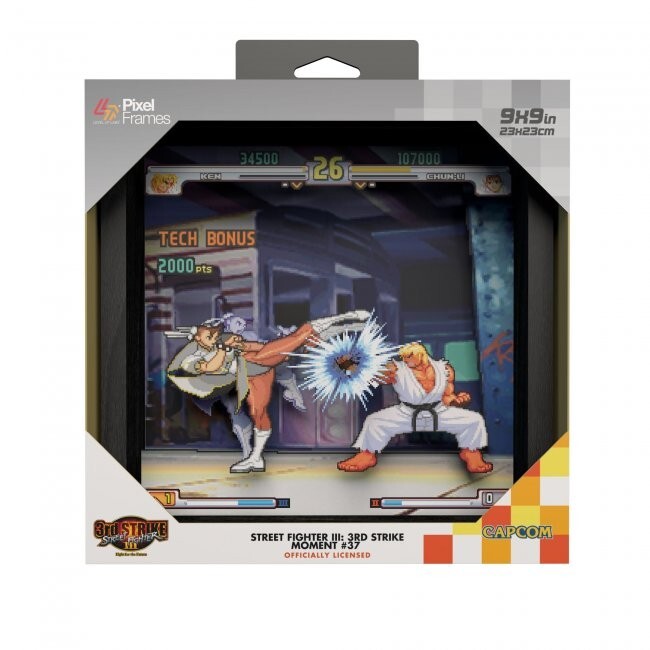 Pixel Frames Street Fighter III 3rd Strike Moment #37 9x9 inches