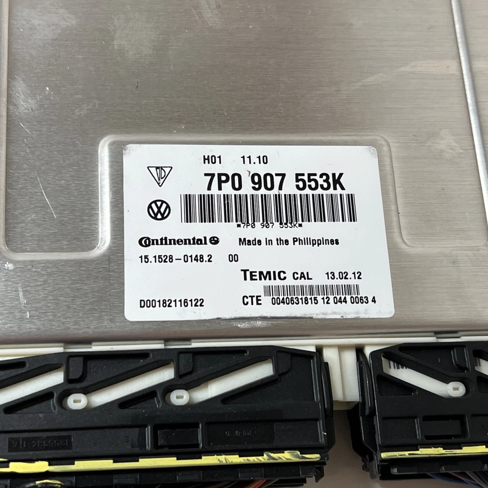 Porsche Cayenne 2012 módulo de control de suspensión neumática 7P0907553 k OEM Foto 2 de 4