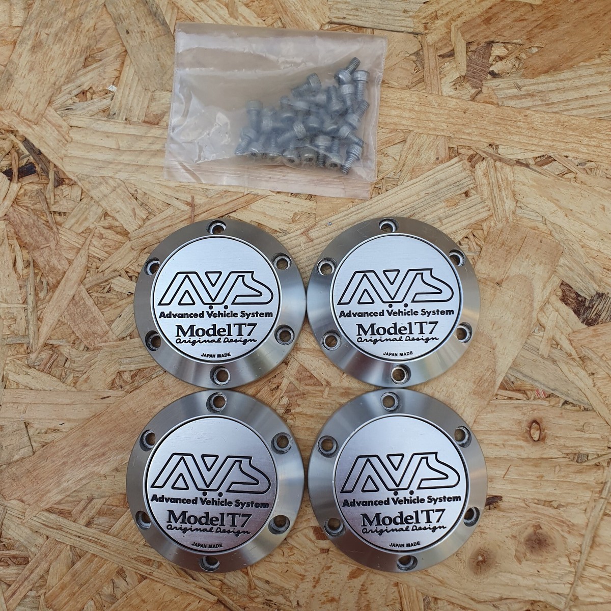 Advan AVS Model T7 centre cap SET - Japan / JDM Imports Work SSR 