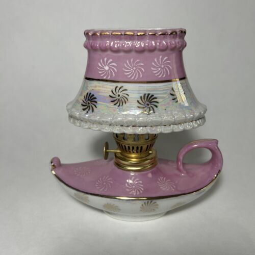Walt Disney Production Japan Genie Aladdin Oil Lamp Pink & White