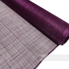 Sinamay Fabric for Millinery Hat & Fascinator Making 1/2 Metre - 40 Colours!