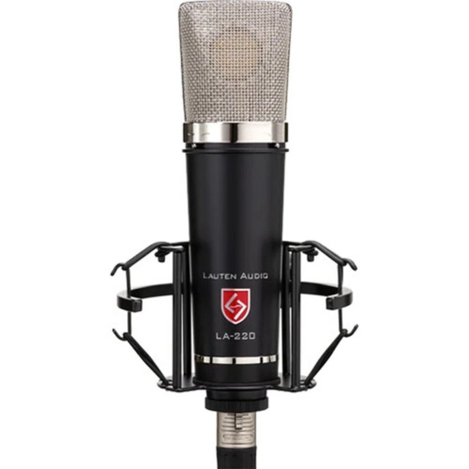 Lauten Audio Black Series LA-220 V2 Two-Tone FET Studio Condenser Microphone - Image 2 of 4