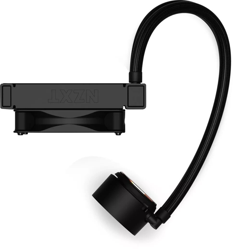 NZXT - Kraken 120mm Radiator CPU Liquid Cooler (1 x 120mm Aer P Fan ...