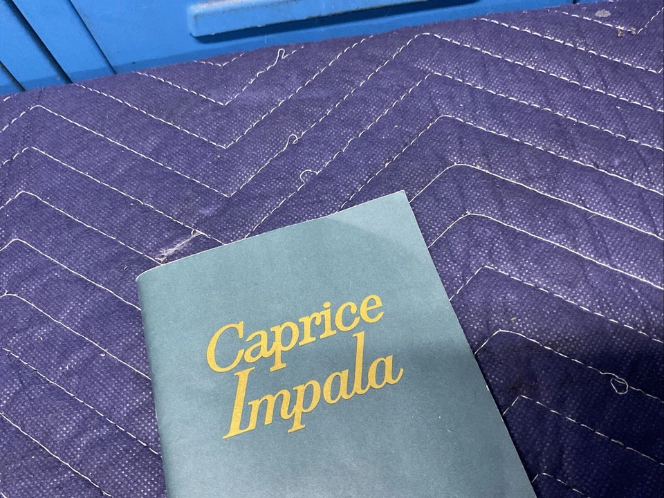 Chevrolet Chevy Caprice 1979, Impala - manual del propietario original Foto 4 de 4