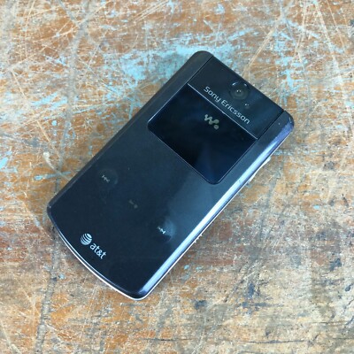 Sony Ericsson Walkman W518a Black Flip Cell Phone | eBay