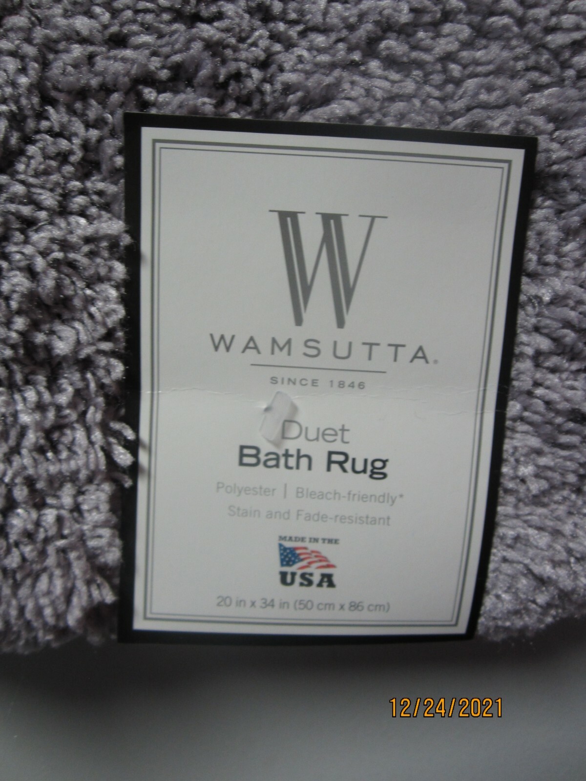Wamsutta Duet Bath Rug in Amethyst Size 20 in x 34 in 42694388774 eBay