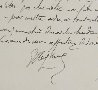 Huysmans regrets not being a minister to ''put all this in order''