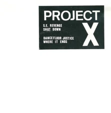 PROJECT X STRAIGHT EDGE REVENGE 7" GERMAN REISSUE HARDCORE EDGE SCHISM JUDGE YOT